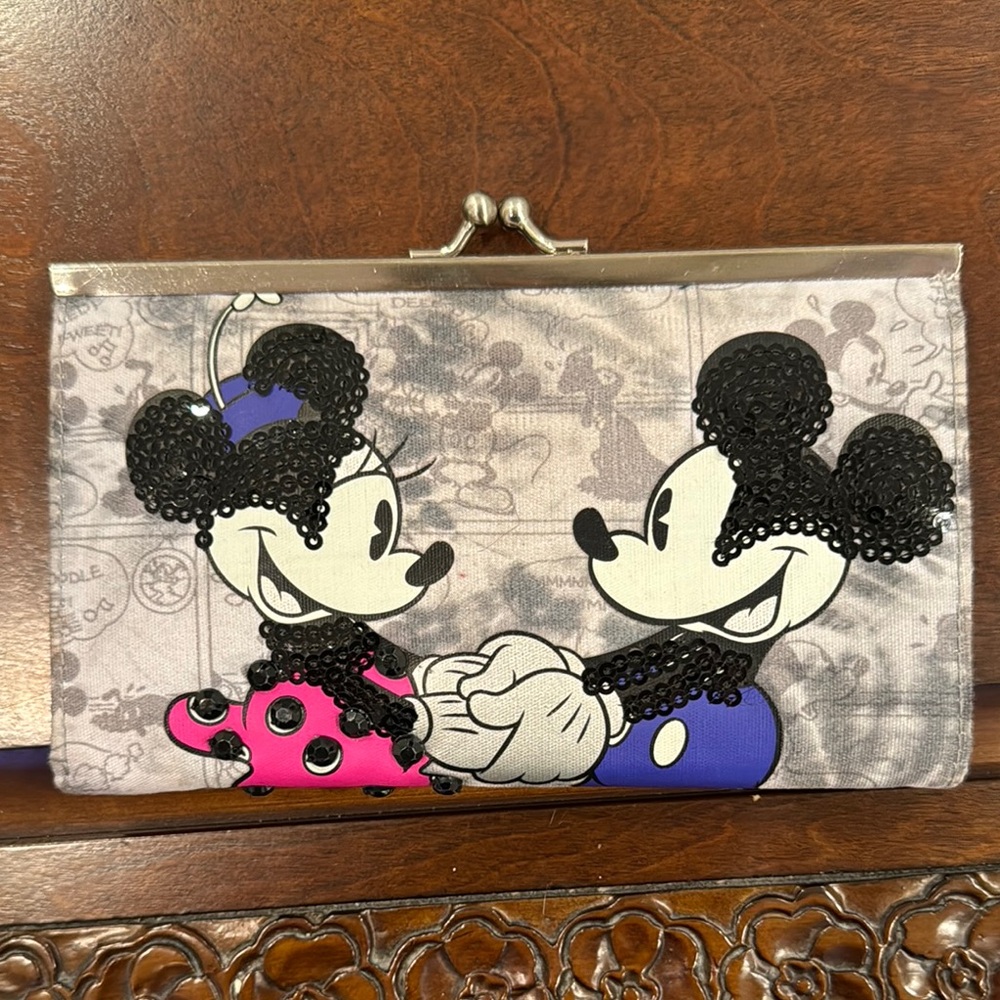 Disney Couture Mickey and Minnie Wallet
